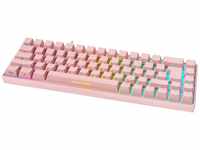 DELTACO GAMING PK95R – Mechanische Gaming Tastatur (Kabellos, RGB...