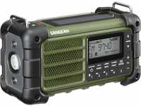 Sangean MMR-99 Outdoorradio UKW, MW Notfallradio, Bluetooth® Solarpanel,