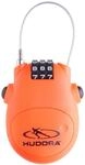 HUDORA Kabelschloss - Handliches Kabel-Schloss mit 3-stelligem Zahlencode -