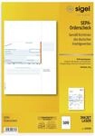 SIGEL ZV535 SEPA-Orderscheck, A4, 100 Blatt