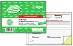 SIGEL SD120 Quittungsblock f&uuml;r Kleinunternehmer, fortlaufend nummeriert, eindeutige