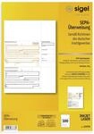 SIGEL ZV570 SEPA-&Uuml;berweisungen, A4, 100 Blatt, &Uuml;berweisungstr&auml;ger /...