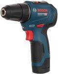 Bosch Professional 12V System Akku Bohrschrauber GSR 12V-30 (inkl. 2x2.0 Ah GBA 12V