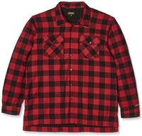 Blaklader 32251131 GEF&Uuml;TTERTES FLANELL-HEMD, Rot/ Schwarz, grootte XXL