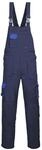 Portwest TX12 Herren Texo Kontrast Latzhose Arbeitslatzhose Marineblau, L