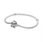 PANDORA Disney Cinderella K&uuml;rbiskutschen-Verschluss Armband in Sterling Silber mit