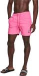 Urban Classics Herren Block Swim Shorts &ndash; Badeshorts mit Kordelzug & Taschen,