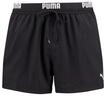 PUMA Herren Puma Korte zwemshorts met logo voor heren Badehose, Schwarz, L EU