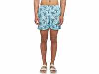 Urban Classics Herren Pattern Swim Shorts Badehose, Tropical Bird AOP, XL