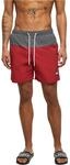 Urban Classics Herren Block Swim Shorts &ndash; Badeshorts mit Kordelzug & Taschen,