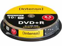 Intenso 4381142 DVD+R 8,5GB Double Layer Printable 8x Speed 10er Spindel, Keine