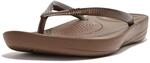 FitFlop Women's iQushion Ergonomic Flip Flops - Lightweight & Comfortable with