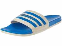 Adidas Unisex Adilette Comfort Slides, Wonder White Blue Rush Gold Met, 38 EU