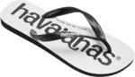 Havaianas Unisex-Kinder Top Logomania Zehentrenner, Wei&szlig;, 25/26 EU