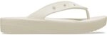 Crocs Herren Classic Platform Flip W Flip, Bone, 42/43 EU