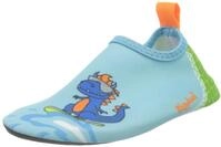 Playshoes Barfu&szlig;-Schuhe Unisex Kinder Wassersportschuh, Dino, 24/25 EU