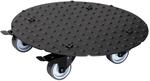 WAGNER Pflanzenroller Alaska Black &Oslash; 30 x 7,5 cm I Blumenroller f&uuml;r Au&szlig;enbereich +