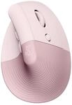 Logitech Lift Vertikale Ergonomische Maus, Kabellos, Bluetooth oder Logi Bolt