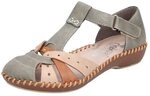Rieker Damen M1655 Slipper, Olive Beige Cayenne M1655 54, 39 EU