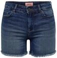 ONLY Damen Shorts Kurze Denim Jeans Shorts Knopf und Rei&szlig;verschluss Sommer Pants,