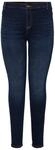 ONLY Carmakoma Damen Carhuba Hw Skinny Jeggings Dbd DNM Noos Jeans, Dark Blue Denim,