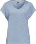 Jack Wolfskin Damen Travel W T Shirt, Blue Fog, Xl UK