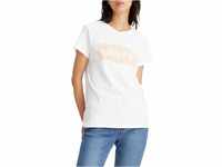 Levi's Damen The Perfect Tee T-Shirt,Wavy Batwing White,XXS