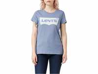 Levi's Damen The Perfect Tee T-Shirt,Batwing Country Blue,XXS