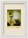walther design Bilderrahmen polarweiss 50 x 70 cm mit Passepartout, Home Holzrahmen