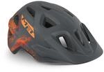 MET Eldar Helm Kinder grau/orange