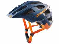 Cratoni Unisex – Erwachsene Allset Fahrradhelm, blau-orange, S/M (54-58 cm)