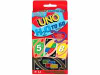 Mattel Games UNO H2O To Go, Uno Kartenspiel für die Familie, Uno wasserfest...