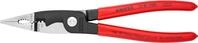 KNIPEX Elektro-Installationszange auf SB-Karte mit Kunststoff &uuml;berzogen schwarz