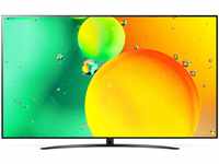 LG 75NANO769QA TV 189 cm (75 Zoll) NanoCell Fernseher (Active HDR, 60 Hz, Smart TV)