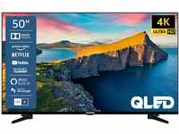 Telefunken QU50K800 50 Zoll QLED Fernseher/Smart TV (4K UHD, HDR Dolby Vision,