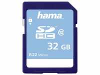 Hama Speicherkarte SDHC 32GB (SD-2.0 Standard, Class 10, Datensicherheit dank