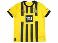 PUMA Boy's Season 2022/23 Official Home T Shirt, Cyber Yellow, 128 EU