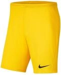 Nike Unisex Kinder Y Nk Df Park Iii Nb Shorts, Tour Yellow/Black, XS EU