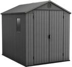 Keter Ger&auml;tehaus Darwin 6x8, Grau, Au&szlig;enma&szlig;e 190x244x221cm, wartungsfrei,