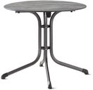 SIEGER Boulevard- Klapptisch mit Polytec&reg;-Platte. Plattenma&szlig; ca.85 cm&Oslash;.