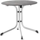 Sieger Boulevard- Klapptisch mit Polytec&reg;-Platte. Plattenma&szlig; ca.85 cm&Oslash;,