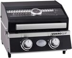 R&Ouml;SLE Gasgrill BBQ-Portable VIDERO G2-P, tragbarer Tischgrill mit 2
