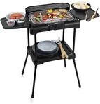 Princess 2-in-1 Elektrischer Grill mit klappbaren Seitenteilen &ndash; 2200 Watt, 44 x
