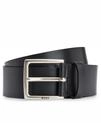 BOSS Herren Rummi_sz40 G rtel, Black1, 85 EU