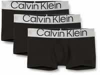 Calvin Klein Herren 3er Pack Boxershorts Low Rise Trunks mit Stretch, Schwarz