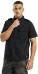 Brandit Vintage Shirt Short Sleeve, Farbe: Black, Gr&ouml;&szlig;e: S