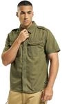 Brandit Vintage Shirt Short Sleeve, Farbe: Olive, Gr&ouml;&szlig;e: L
