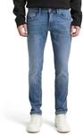 TOM TAILOR Denim Herren Skinny Culver Jeans aus Bio-Baumwolle 10118 - Used Light