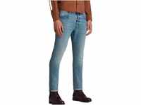 G-STAR RAW Herren 3301 Slim Fit Jeans, Blau (Vintage seashore restored