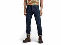 G-STAR RAW Herren 3301 Slim Jeans, Blau (worn in deep marine 51001-B767-C602),...